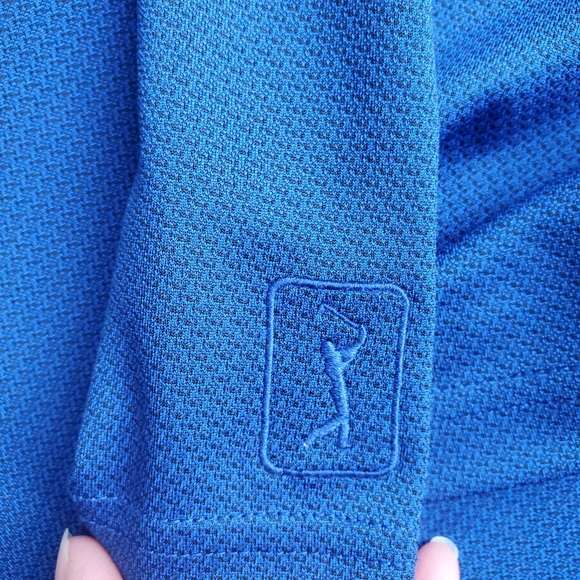 PGA TOUR Polo Blue Golf Shirt Size XL - Picture 4 of 6